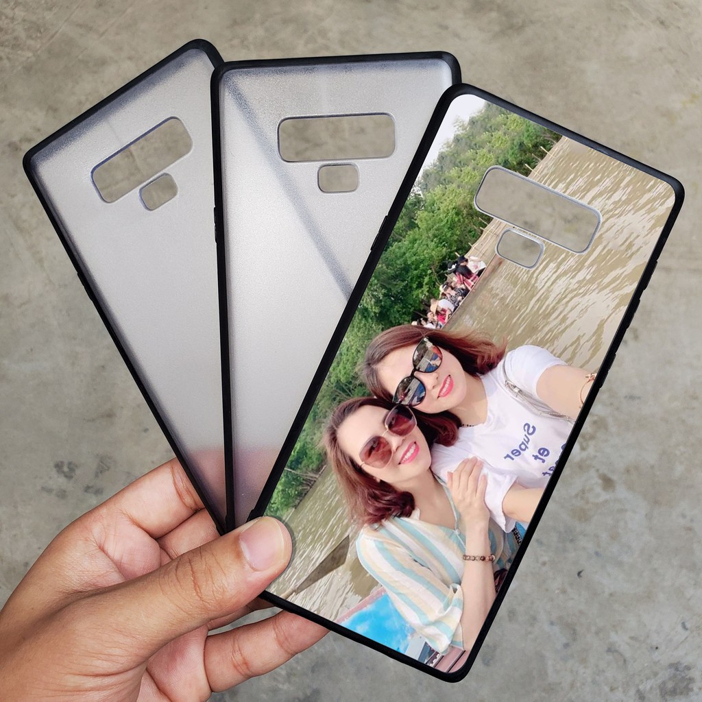 Ốp lưng cứng đen in hình theo yêu cầu dành cho diện thoại SAM SUNG note 8; note 9; note 10; note 10plus; note lite