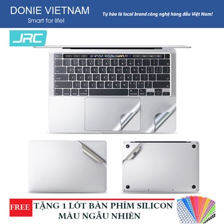Bộ Dán Bảo Vệ Macbook Cao Cấp JRC 5in1 Dán 3M Không Bám Keo Nhiều Màu Lựa Chọn (Tặng Kèm Lót Phím)