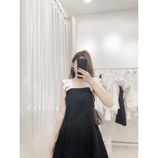 váy suông cánh tiên đen