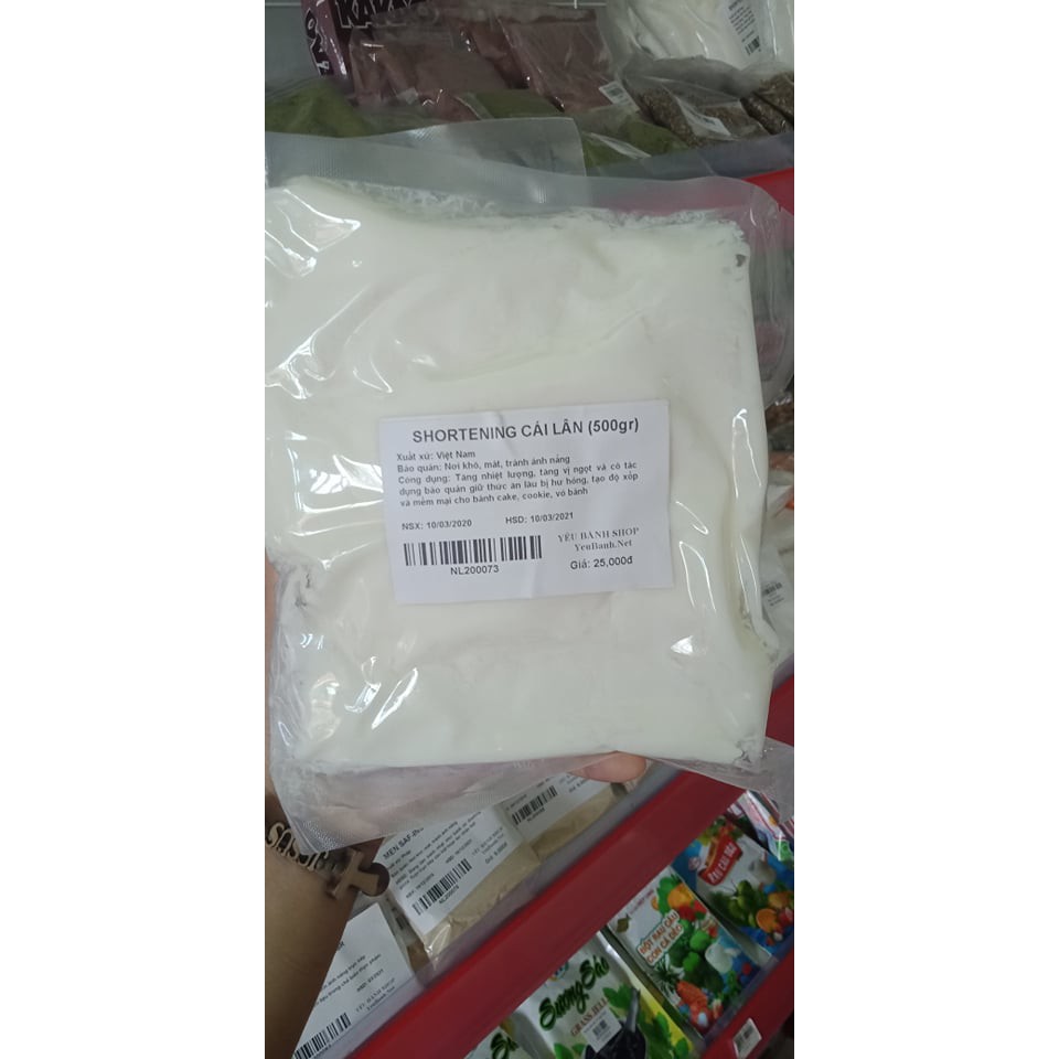 [RẺ VÔ ĐỊCH] Shortening (mỡ trừu) Cái lân 500g