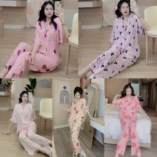 Đồ Bộ Tiểu Thư Cộc Tay Cánh Tiên Quần Dài