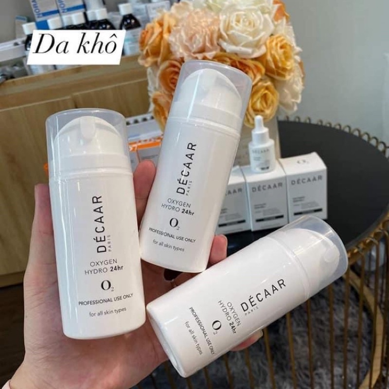 Kem Dưỡng Da Décaar Oxygen Gel & Oxygen Hydro 24hr
