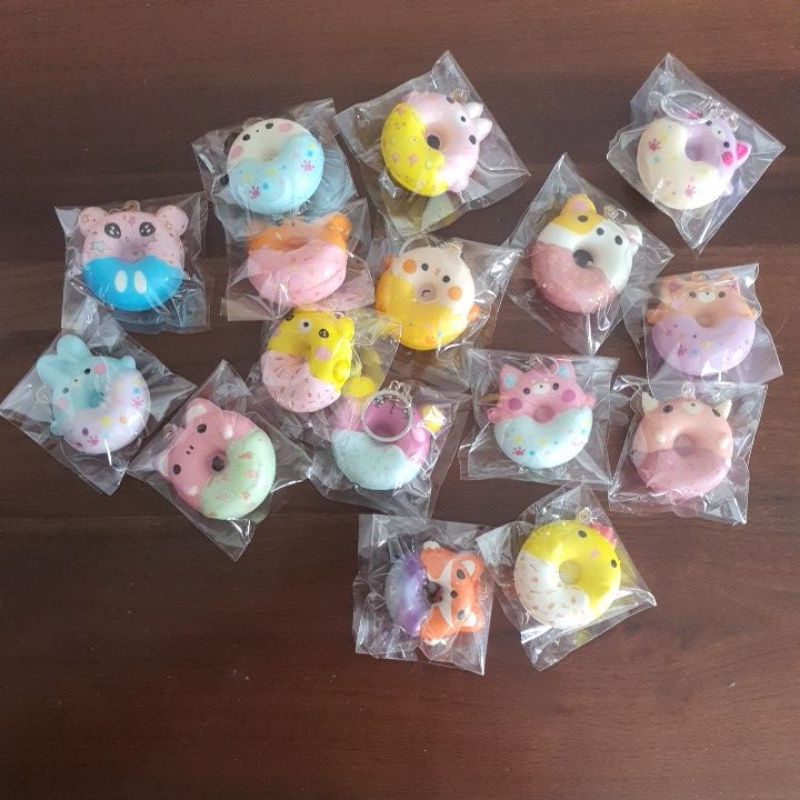 squishy mini donut thú mềm và chậm tăng