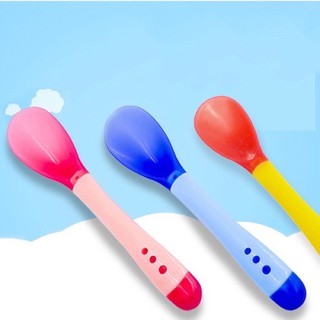 Thìa ăn dặm báo nóng an toàn cho bé- Thìa cho bé ăn dặm- Shop Tí Hon