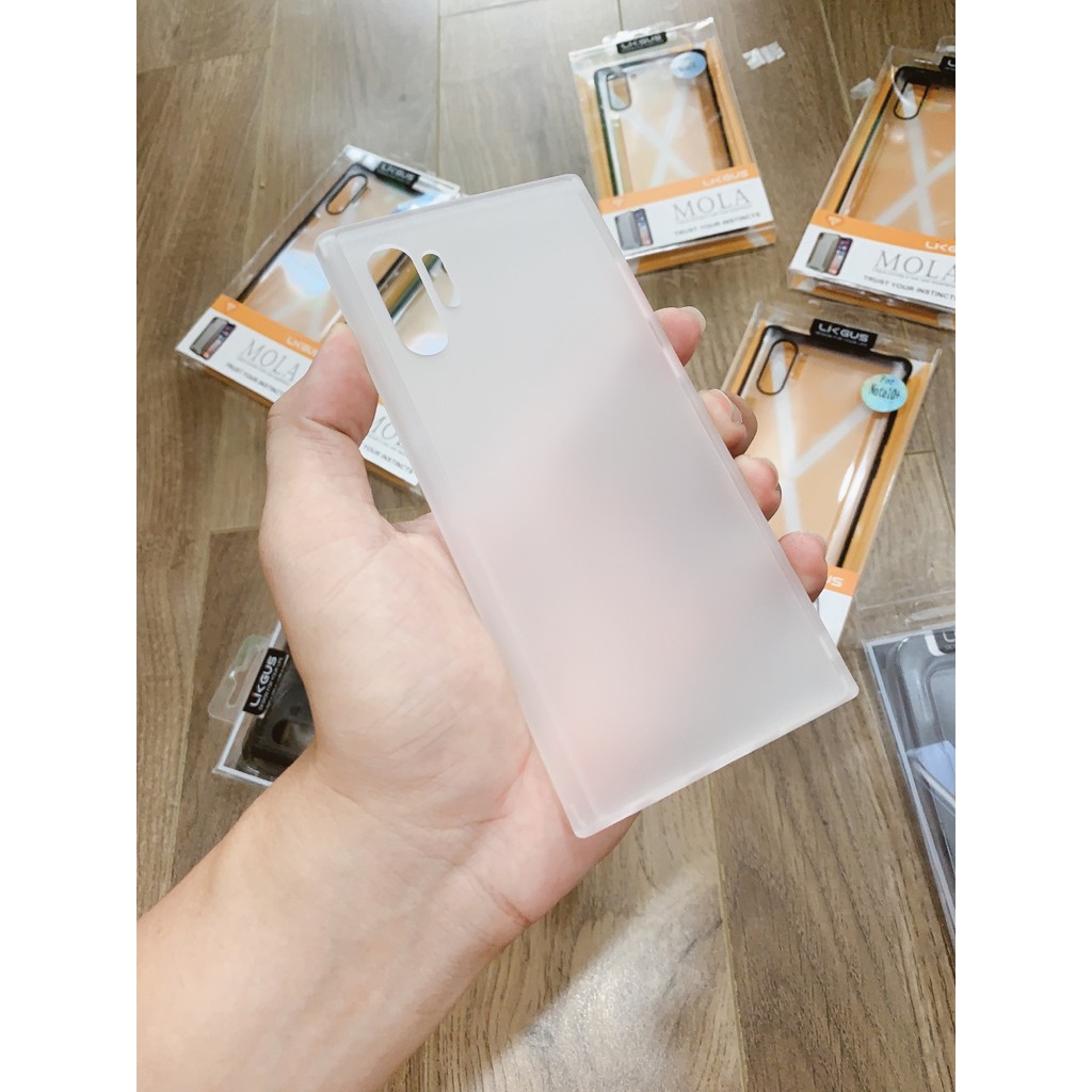 Ốp lưng Samsung Note 10 Plus/ Note 10 Pro Hiệu Memumi siêu mỏng 0.3mm chính hãng