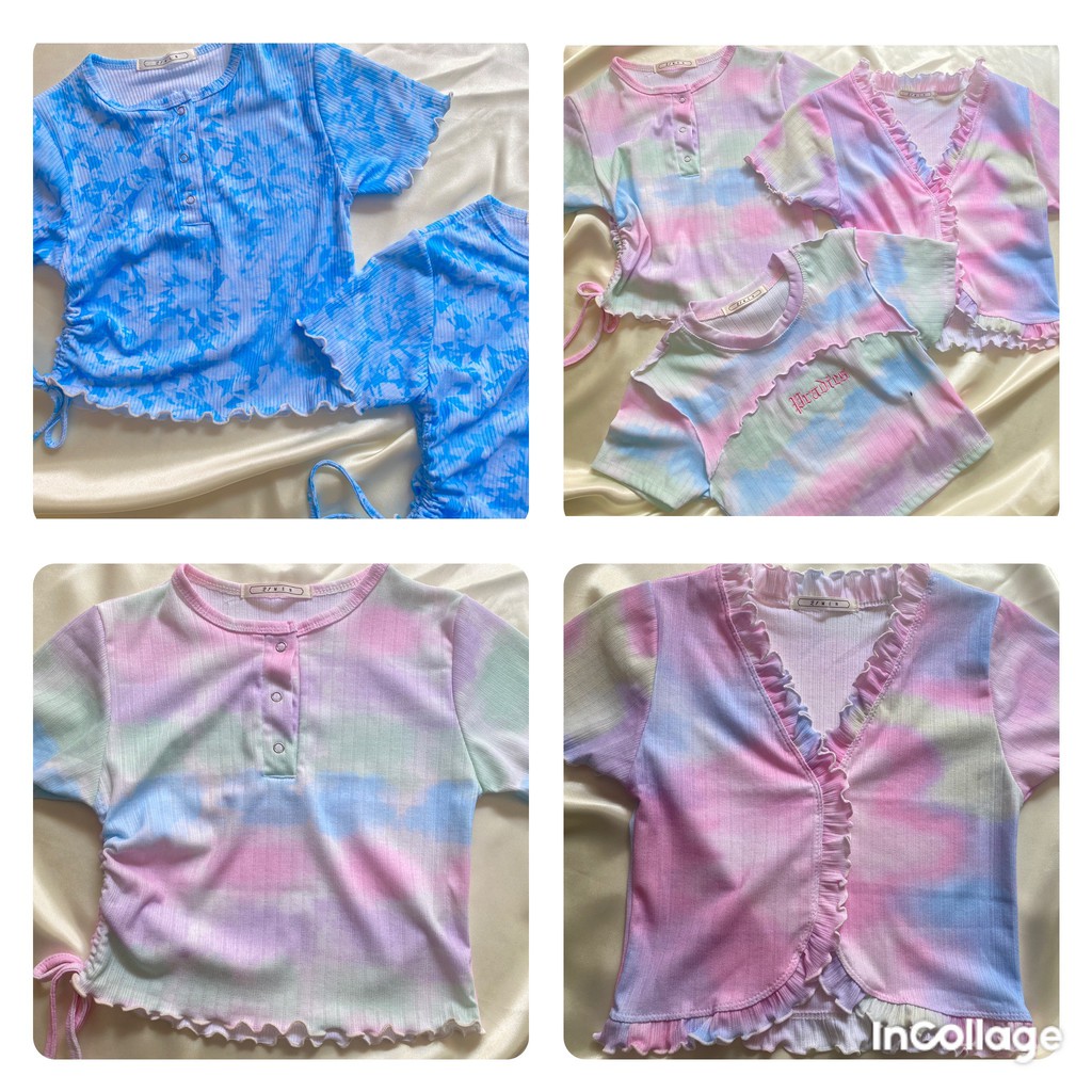 Áo Croptop Nữ - Áo Thun Loang - Thời Trang Nữ AnAn - CRT20