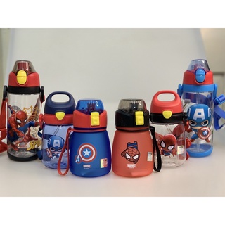  Bình nước cho bé Bình nước trẻ em bình Người Nhện Đội Trưởng Mỹ cho bé mang đi học.Al 