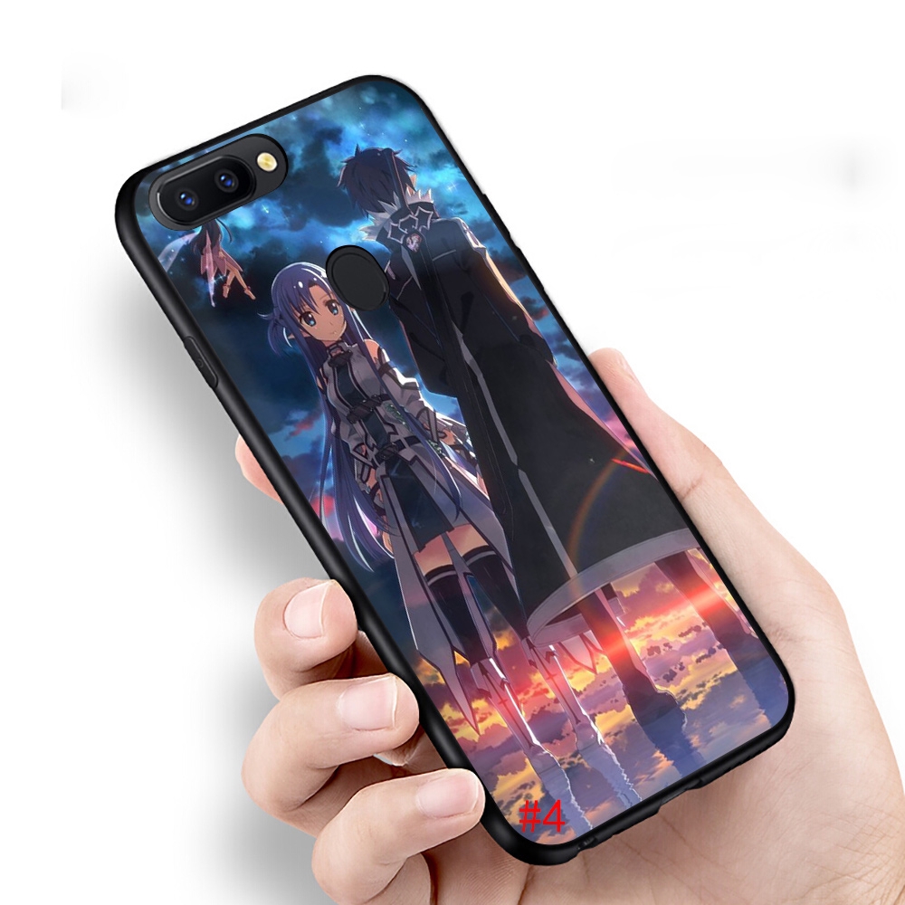 Ốp Điện Thoại Mềm Hình Sword Art Online Sao Cho Realme 2 A5 5 X2 Xt X Lite 3 Pro