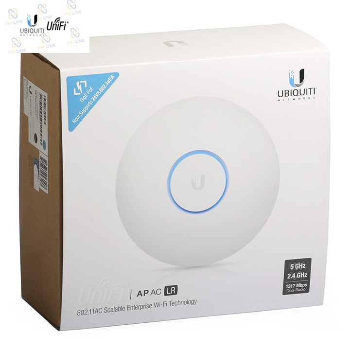 Thiết bị thu phát sóng WiFi - Ubiquiti UniFi® AP, AC Long Range, Model: UAP-AC-LR