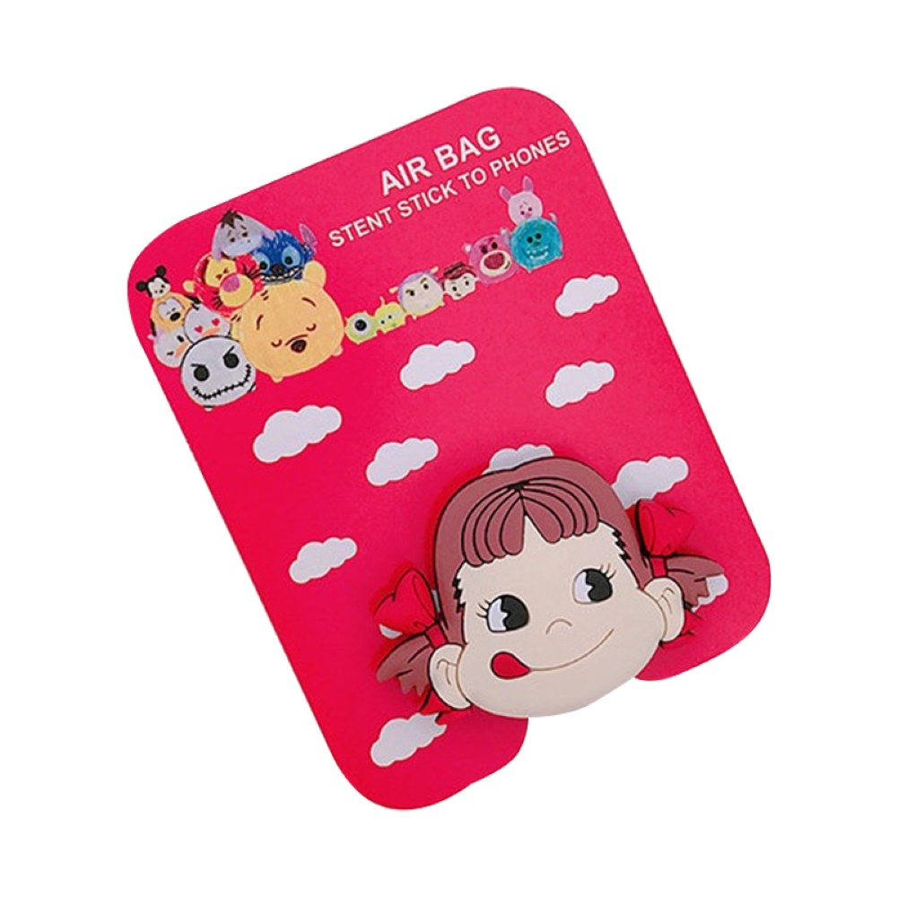 Giá Đỡ Điện Thoại Dạng Nhẫn Đeo Ngón Tay Họa Tiết Hoạt Hình Dễ Thương