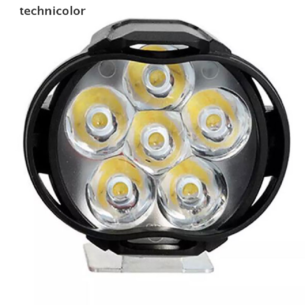 1 Cặp Đèn Pha Led 6 Bóng Siêu Sáng Cho Xe Mô Tô
