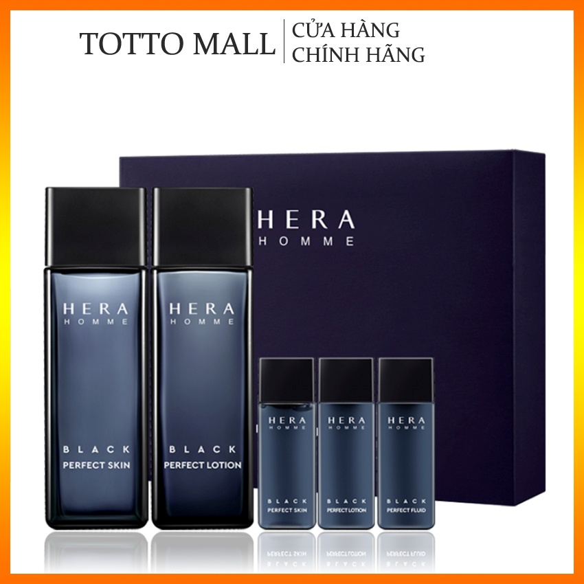 Bộ dưỡng da Nam Hera Homme Black Perfect Gift Set 300ml