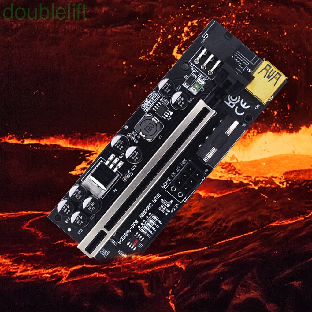 Bảng mạch nâng mở rộng 010Splus có đèn LED PCI-E 1X đến 16X