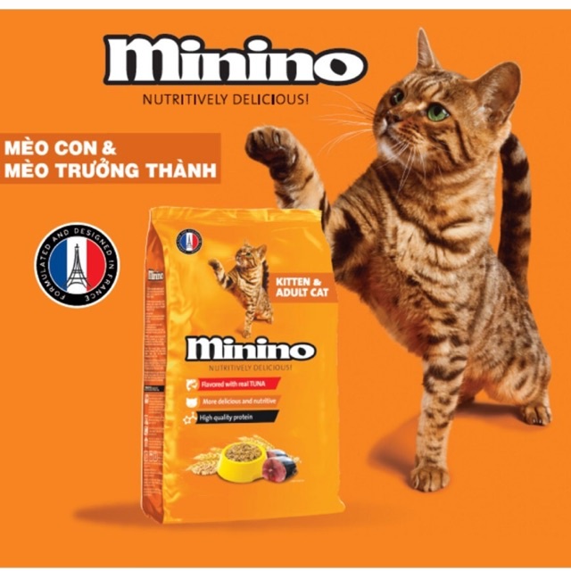 Thức ăn mèo Minino 1.3kg