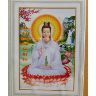 Tranh đá quan âm d9284