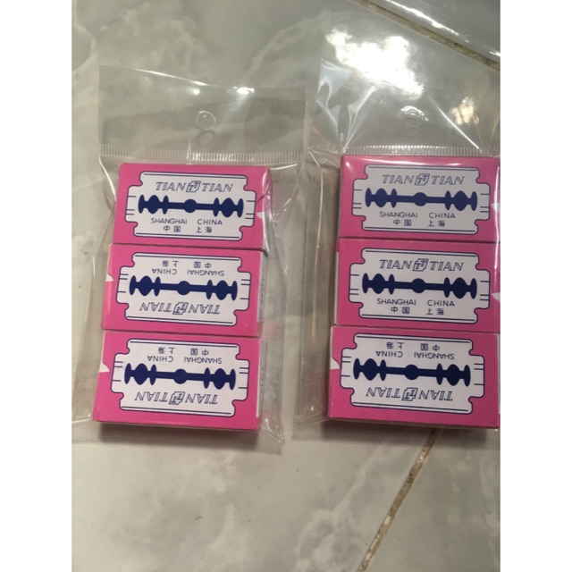 3 hộp Lưỡi lam hồng