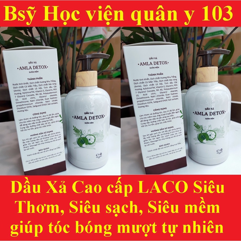 dầu xả gội dầu amla detox laco 300ml