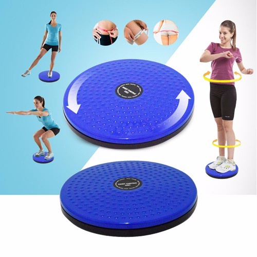 Đĩa xoay eo tập thể dục 360 độ bàn xoay tập cơ bụng eo thon giảm cân tại nhà phòng gym có hạt massage bàn chân cực tốt