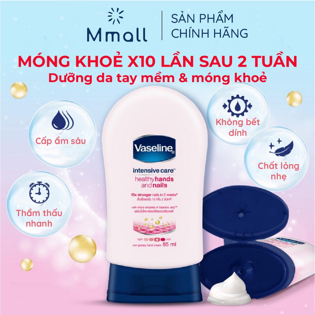 Kem Dưỡng Da Tay & Móng giúp da mịn màng Vaseline 24h Deep Moisture Hand & Nail Cream