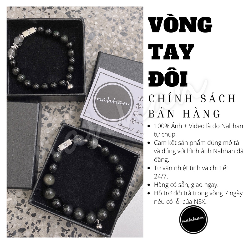 Vòng tay đôi MSCB07 , lắc tay nam nữ , 100% tự nhiên kết hạt sáng bóng thanh lịch và đơn giản , phukiennahhan | BigBuy360 - bigbuy360.vn