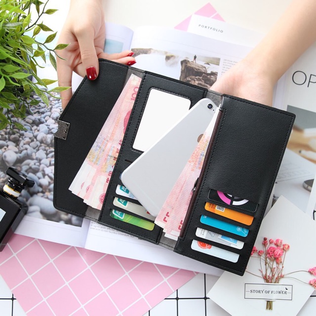 [Mã FAMAYWA2 giảm 10k đơn từ 50k] Ví nữ khoá khuyên DR891 | BigBuy360 - bigbuy360.vn