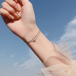 Vòng tay basic mỏng đính 3A zircon