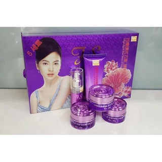 Bộ Mỹ phẩm TS tím 5in1, Kem nám, tàn nhang, trắng da chính hãng
