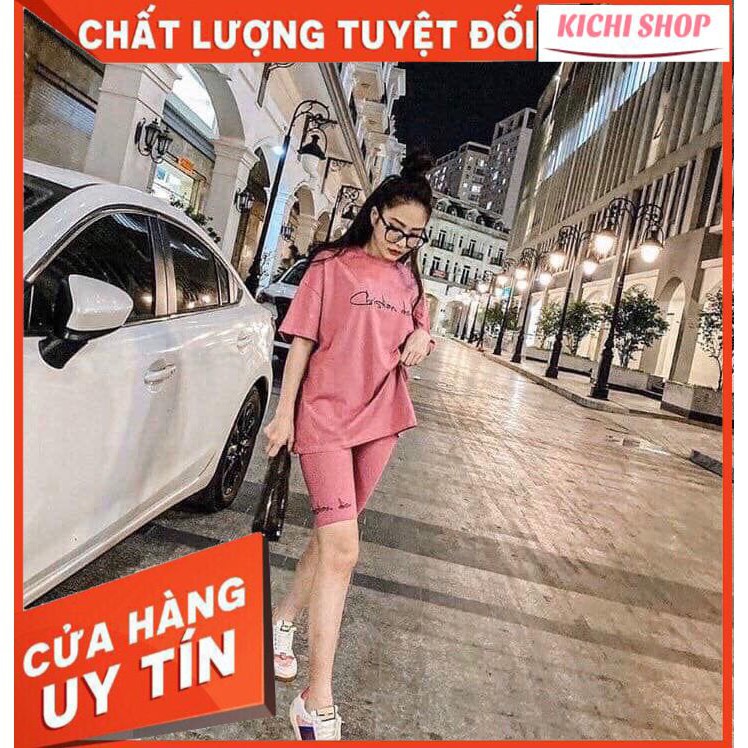 💢SIÊU PHẨM💢 Sét bộ chữ kí lửng thêu, bộ thể thao nữ đẹp 💢FREE SHIP💢 | BigBuy360 - bigbuy360.vn