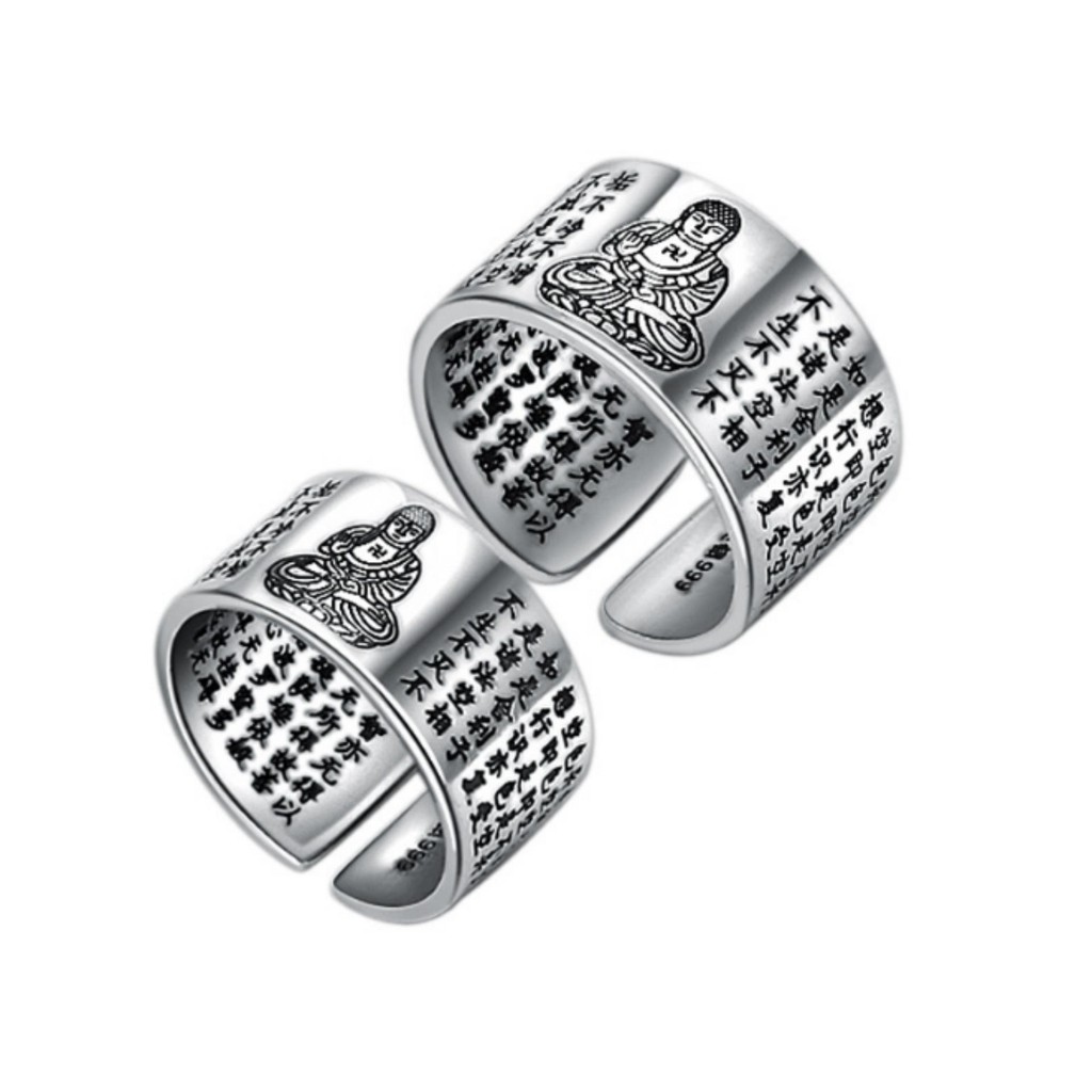 Nhẫn Nam BÁT NHÃ TÂM KINH mang lại cho bạn NIỀM TIN - NHẤT TÂM - AN LẠC