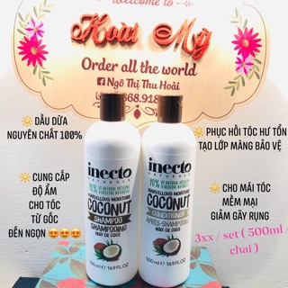 Set dầu gội INECCO