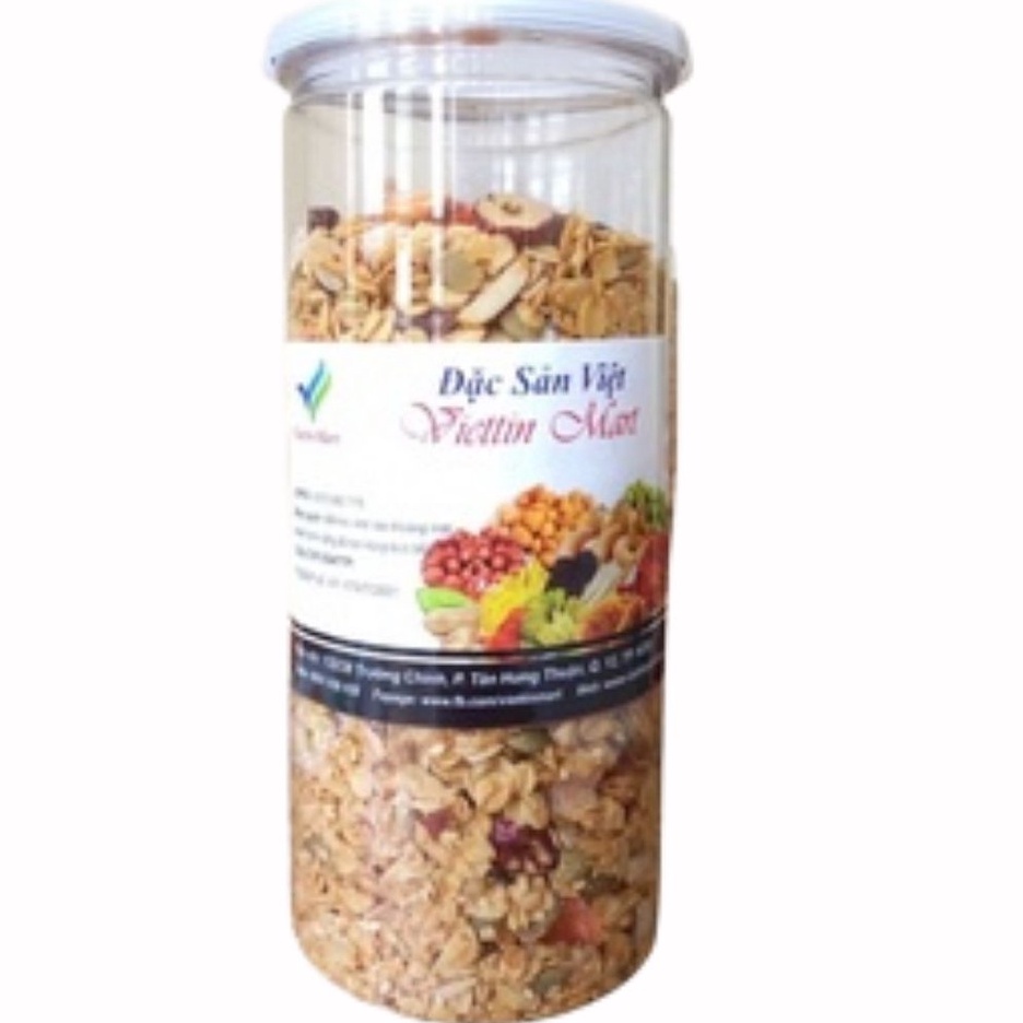 Granola Hạt Dinh Dưỡng Nướng Mật Ong Viettin Mart 500G