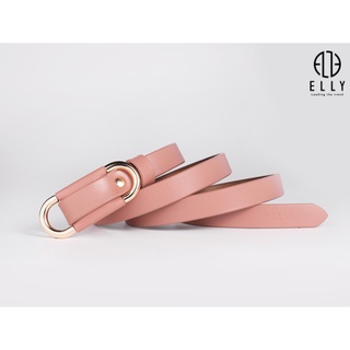 [Deal sang chảnh]  Dây thắt lưng nữ cao cấp da thật ELLY – ED57
