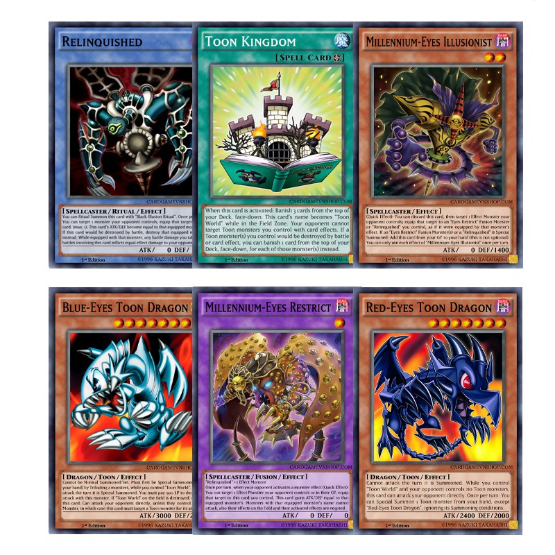 Bộ Bài Yugioh in - 42 lá Deck Maximillion Pegasus Toon