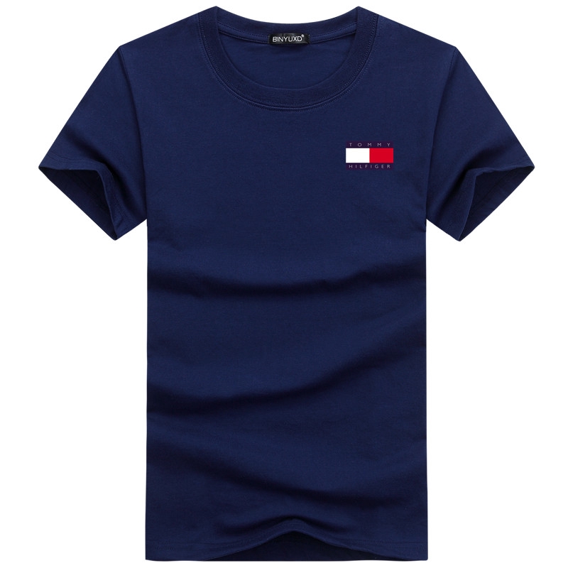 Áo Thun Tay Ngắn Cổ Tròn Dáng Rộng Vải Cotton In Chữ Nhiều Màu Sắc Thời Trang Cho Cặp Đôi S~5XL