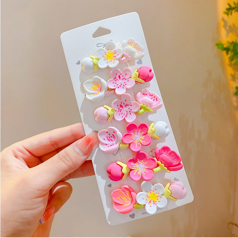 Kẹp Tóc Hình Hoa Anh Đào Dễ Thương Phong Cách Hàn Quốc