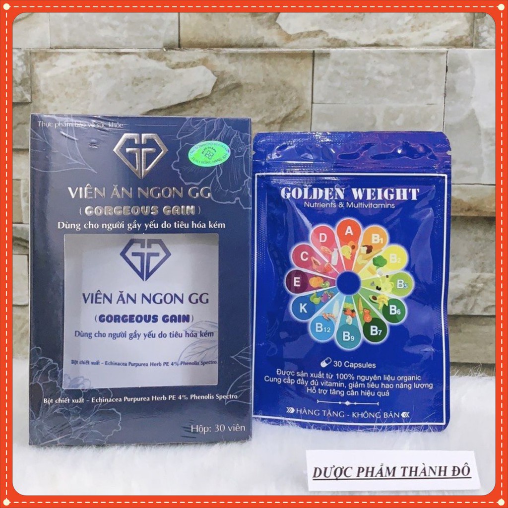 Viên Ăn Ngon GG Hỗ Trợ Tăng Cân Hiệu Quả Chính Hãng 30 Viên Date Mới | BigBuy360 - bigbuy360.vn