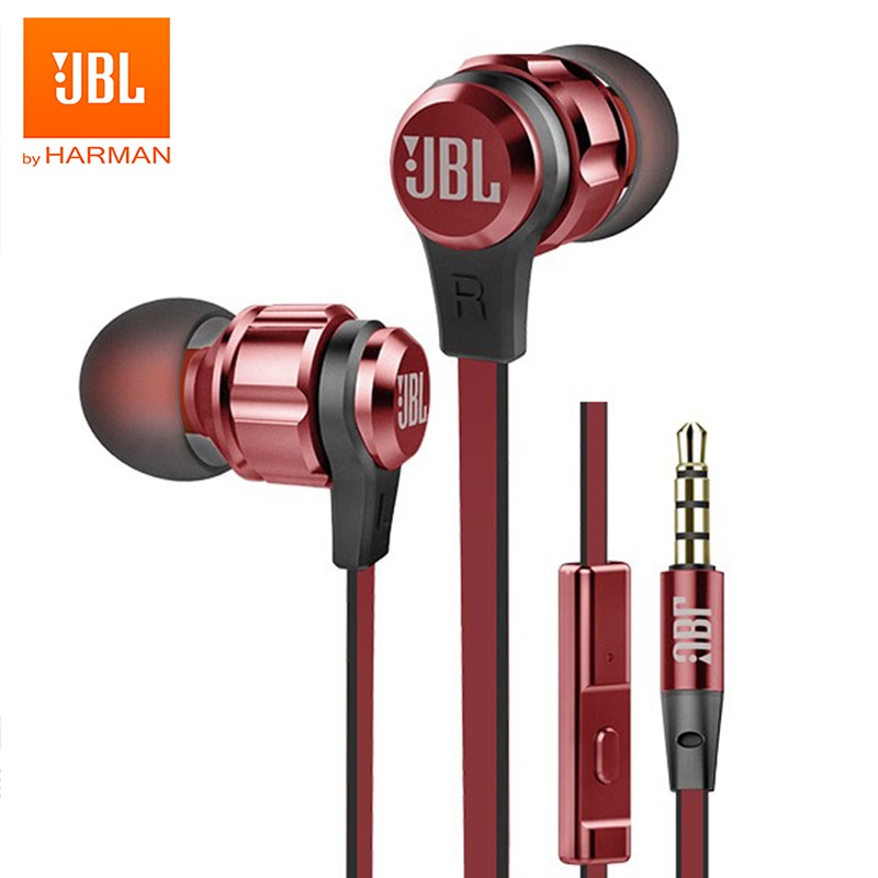 Tai nghe thể thao JBL T180A âm thanh sống động hỗ trợ cuộc gọi rảnh tay có mic cho iphone android