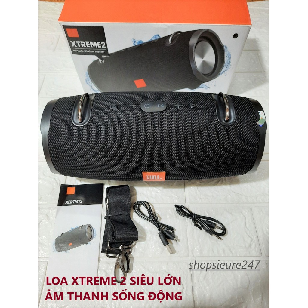 (SALE 3 NGÀY) (CÓ DÂY ĐEO) LOA BLUETOOTH XTREME BIG 2K SIÊU LỚN - ÂM THANH TRUNG THỰC SIÊU HAY FULLBOX (GIÁ RẺ)