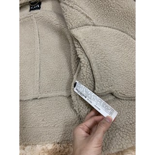 <ORDER> Áo khoác da lộn lót lông