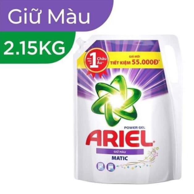 Nước Giặt Ariel đủ 3 màu 2,4Kg và 2,15kg