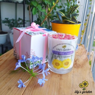 NẾN THƠM CAO CẤP ( DRIED FLOWER CANDLES )