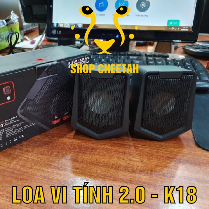 Loa Vi Tính 2.0 – K18 – Multimedia Speaker 2.0 – Hàng nhập khẩu – Bảo hành 3 tháng