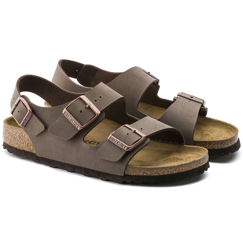 Dép Quai Ngang Nam BIRKENSTOCK  MILANO BCK634501 MÀU NÂU