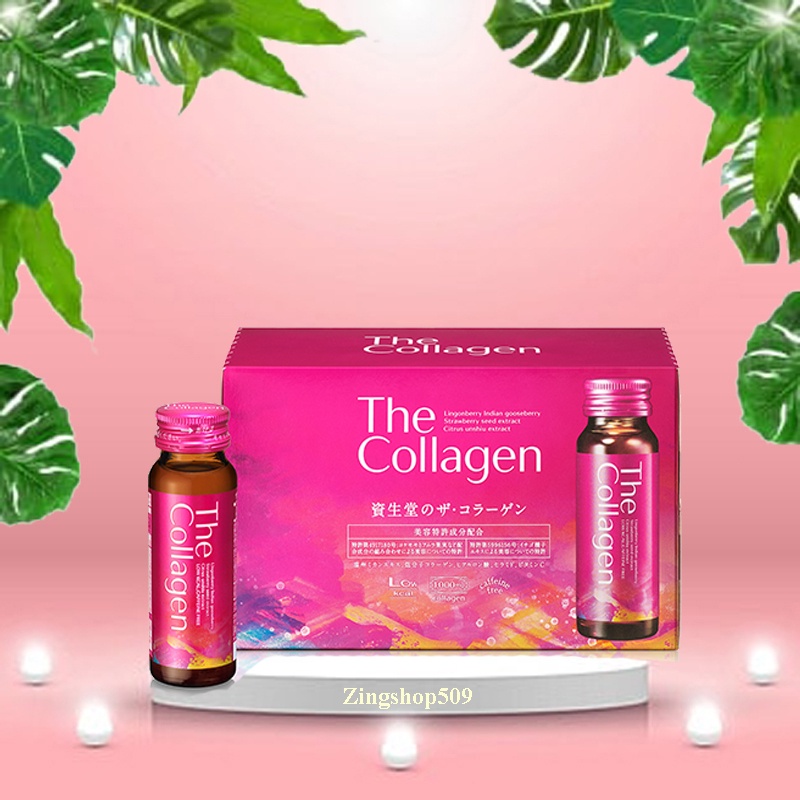 (Nhật Bản) Nước uống The Collagen Shiseido dạng chai bổ sung collagen đẹp da chống lão hoá da