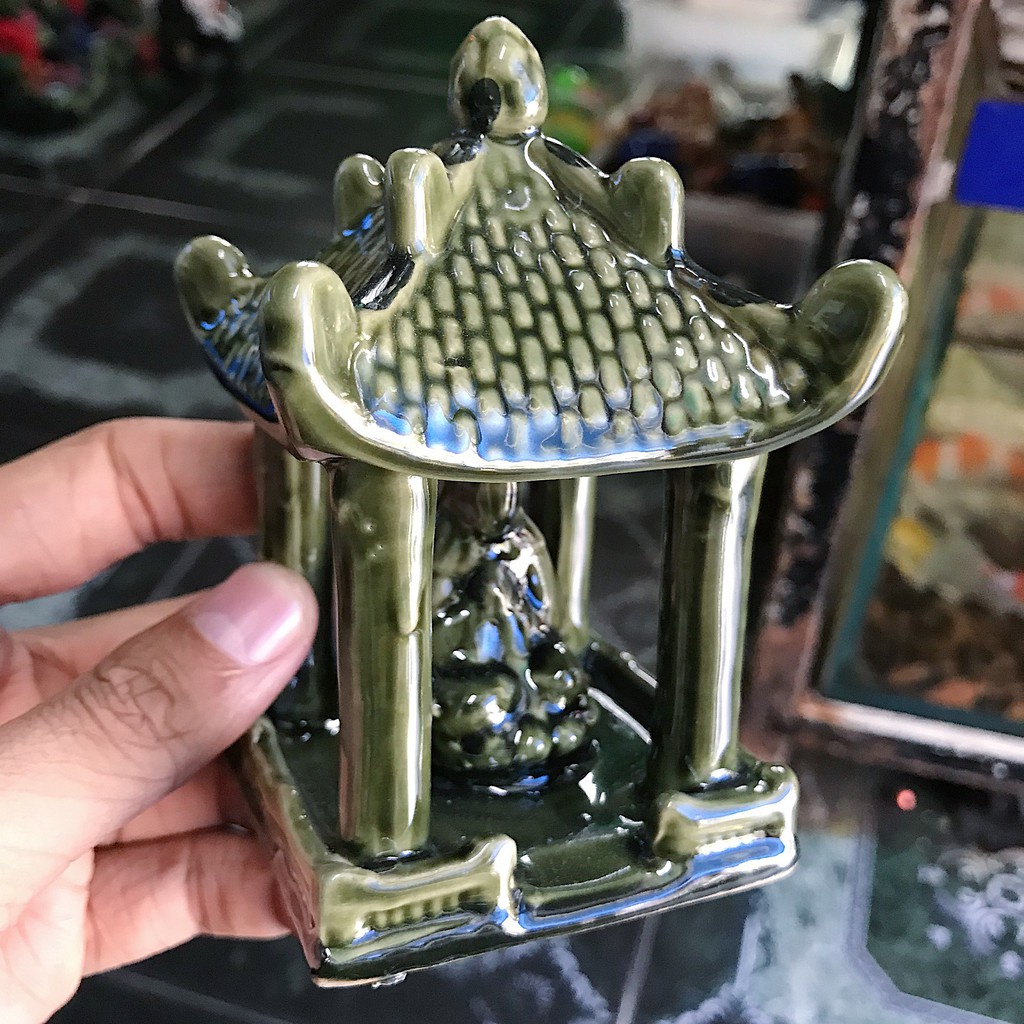 MẸ QUAN ÂM TRANG TRÍ HỒ CÁ NON BỘ DÀI RỘNG 7CM CAO 9CM