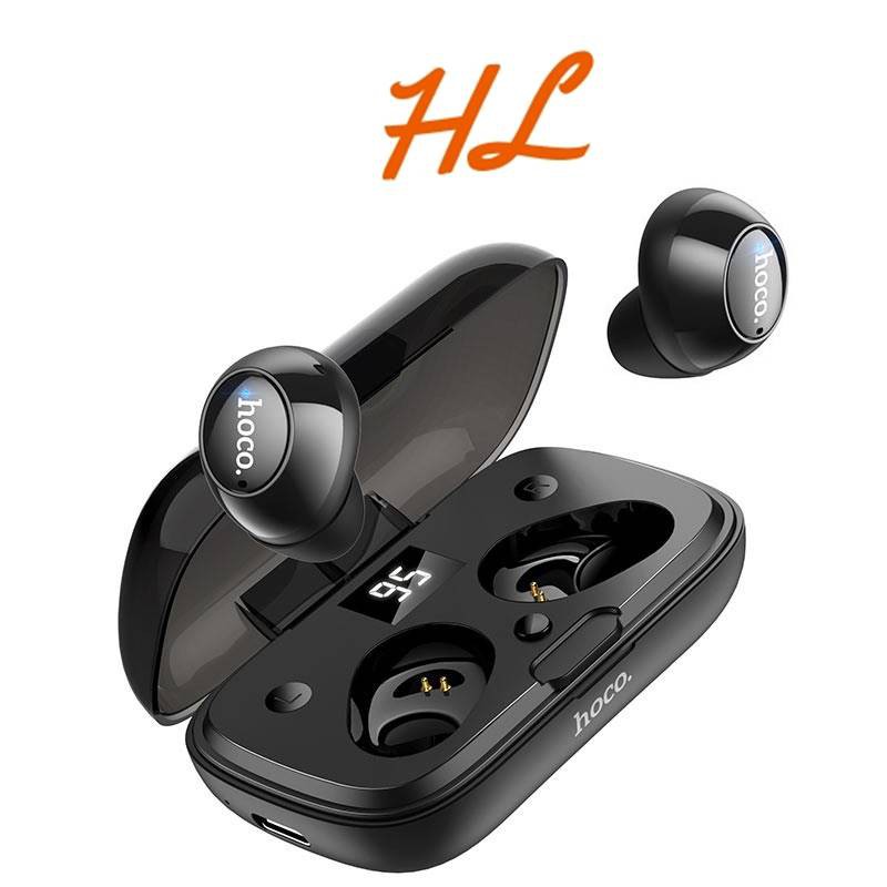 Tai Nghe Bluetooth TWS Hoco ES52 Delight V5.0 (Đen) - Chính Hãng - Hưng Long PC