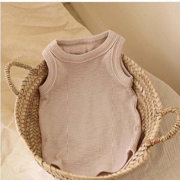 [Babycat] Hàng Có Sẵn Hàng Có Sẵn Áo Sát Nách Cotton Mỏng Thoáng Khí Mùa Hè Phong Cách Nhật Bản Hàn Quốc Hợp Thời Trang Cho Bé Trai Bé Gái