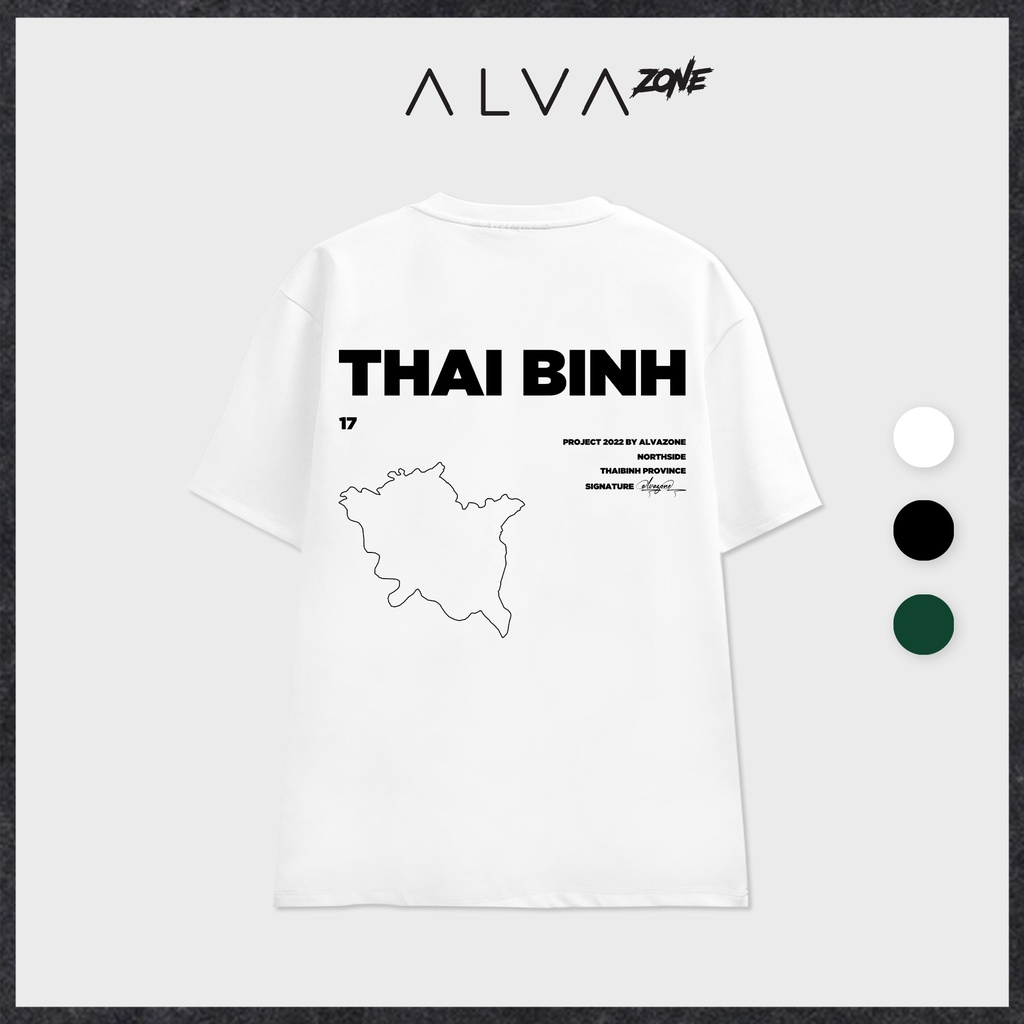 Áo Thun Thái Bình LocalBrand Phông Cổ Tròn Tay Lỡ Unisex Nam Nữ Thế Hệ Genz