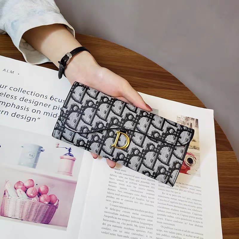 Ví Dài Đựng Tiền Xu 70% Họa Tiết D Mẫu Mới Phong Cách Hàn Quốc Chống Trầy Xước Đa Năng Cho Nữ