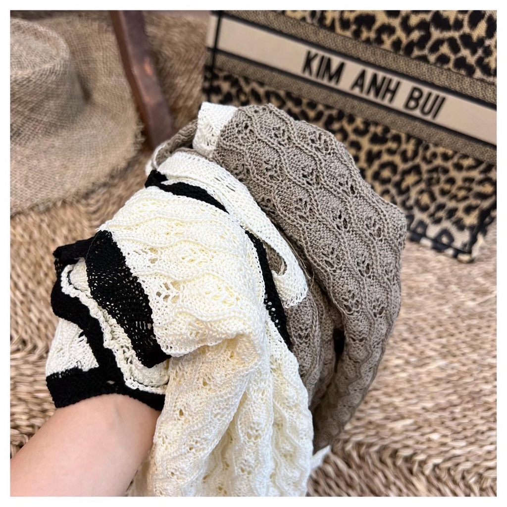 Áo nữ ba lỗ lưới viền ren croptop trẻ trung hiện đại dạo phố đi chơi siêu xinhI Trần Hân Shop 1006254